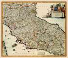 Tuscany Region Italy - De Wit 1688 Art Print