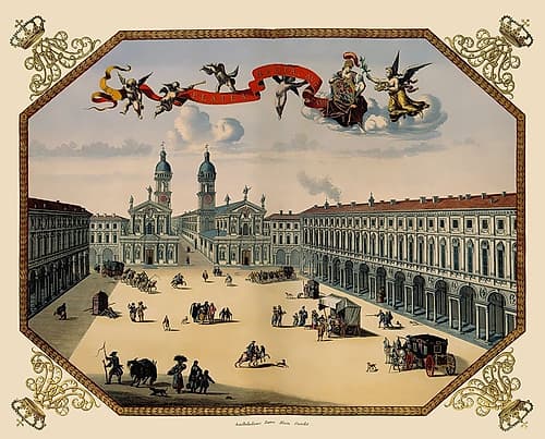 Turin Panoramic Italy - Blaeu 1682 Art Print