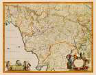 Tuscany Region Italy - Blaeu 1635 Art Print