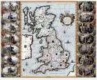 England Scotland Wales - 1645 Art Print by Unknown