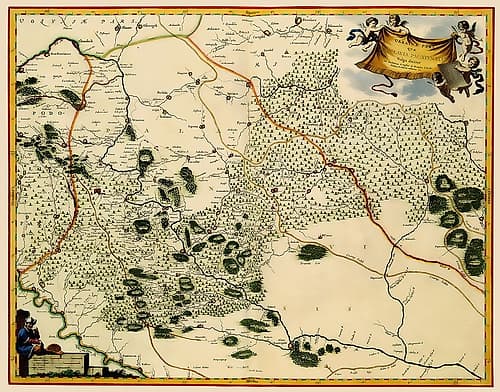 Ukraine - Blaeu 1662 Vintage Print