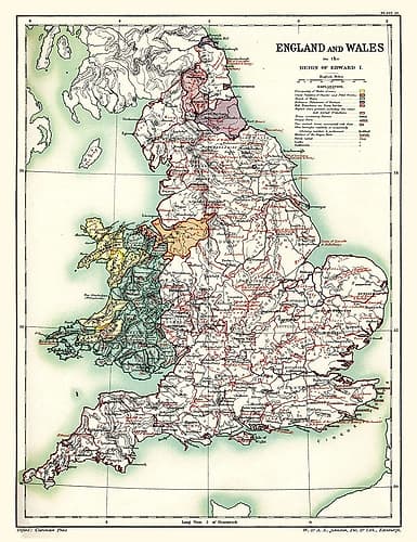 England Wales - Poole 1902 Vintage Print