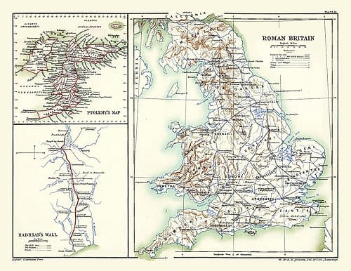 Roman Britain - Poole 1902 Classical Print