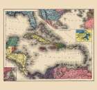West Indies Caribbean - Evening Post 1898 Art Print