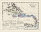 West Indies - Mitchell 1877 Art Print