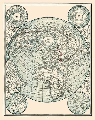 World - Rathbun 1893 Art Print