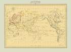 Mercator Projection - 1831 Art Print by Unknown