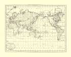World Captain Cook Discoveries Art Print by Unknown