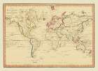 Mercator Projection Art Print by Unknown