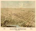 Baxter Springs Kansas - Glover 1871 Vintage Print