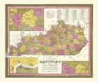 Kentucky - Mitchell 1846 Art Print
