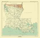Louisiana - Hoen 1896 Art Print