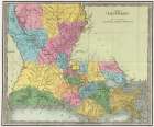Louisiana - Burr 1835 Art Print