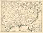 Louisiana and Surrounding Territories Art Print