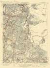 Boston North Massachusetts Quad - USGS 1946 Art Print