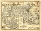 Massachusetts - Goldthwait 1838 Art Print
