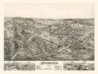 Norwood Massachusetts - Morrills 1882 Vintage Print