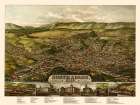 North Adams Massachusetts - Rowley 1881 Vintage Print