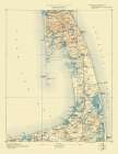 Wellfleet Massachusetts Sheet - USGS 1887 Art Print
