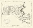 Massachusetts - Reid 1796 Art Print