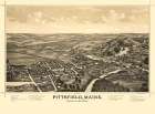 Pittsfield Maine - Norris 1889 Vintage Print