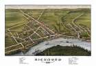Richmond Maine - Bremner 1878 Art Print