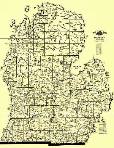 Transportation Routes - McEwen 1897 Vintage Print