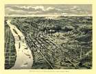 Saint Paul Minnesota - Treacy 1893 Vintage Print