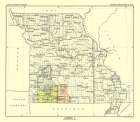 Missouri - United States - Hoen 1896 Art Print