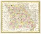 Missouri - Cowperthwait 1850 Vintage Print