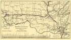 Hannibal St Joseph Missouri Railroad - Colton 1860 Vintage Print