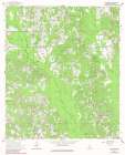 Lake Como Mississippi Quad - USGS 1964 Art Print