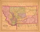 Montana - Crowell 1890 Vintage Print