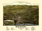 Bristol New Hampshire - Norris 1884 Vintage Print