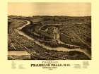 Franklin Falls New Hampshire - Norris 1884 Vintage Print