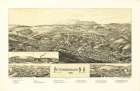 Peterborough New Hampshire - Burleigh 1886 Vintage Print