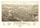 Pittsfield New Hampshire - Norris 1884 Vintage Print