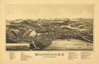 Wolfeborough New Hampshire -Norris 1889 Vintage Print
