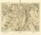 New Mexico Central New Mexico Sheet - US Army 1882 Art Print