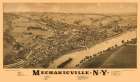 Mechanicville New York - Burleigh 1880 Vintage Print