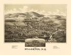 Millerton New York - Burleigh 1887 Vintage Print