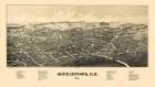 Middletown New York - Burleigh 1887 Vintage Print