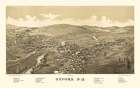 Oxford New York - Burleigh 1888 Vintage Print
