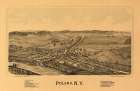 Poland New York - Burleigh 1890 Vintage Print