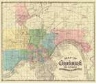 Cincinnati, Suburbs Ohio - Burgheim 1870 Art Print by Burgheim