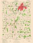 Galion Ohio Quad - USGS 1960 Art Print