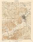 Hamilton Ohio Quad - USGS 1905 Art Print