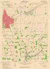 East Marion Ohio Quad - USGS 1961 Art Print