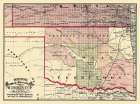 Oklahoma Indian Territory - Cram 1875 Art Print