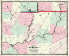 Oil District In Pennsylvania with Landowners 1865 Art Print